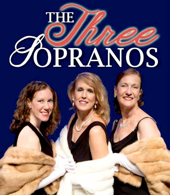  Beth Green, Sherry MacLean and Tee Rockwell will romance the audience with Broadway tunes, ballads and light arias during "The Three Sopranos: Upstage." (Image for Spacecoastdaily.com)