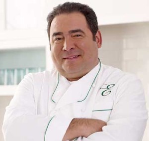 Lagasse is known for his light and jovial hosting style as well as several catchphrases, including "Bam!" Emeril's signature catchphrase began simply as a means of keeping his studio crew awake. (Image for SpaceCoastDaily.com)