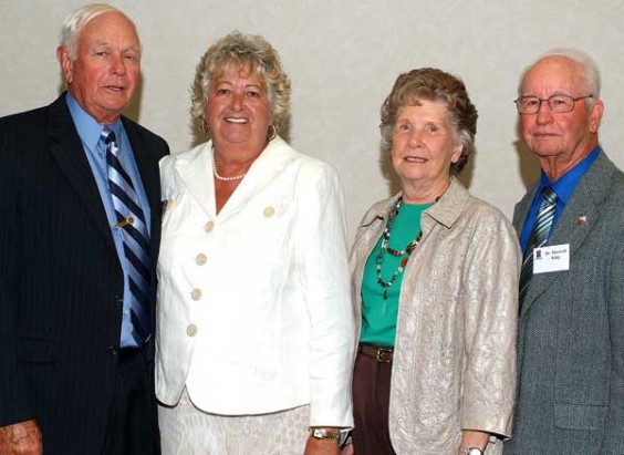 Jim and Cynthia Handley and Dr. Maxwell and Doris King 