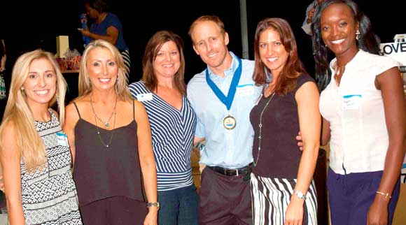 The Best Decorated Vendor Table went to Florida Retina Specialists.