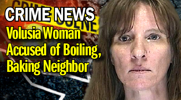 Angela Stoldt, 42, was arrested in April 2013 as a suspect in the murder of 36-year-old James Sheaffer, who lived across the street. The Volusia County Sheriff's Department said last year that Stoldt confessed to the murder, stabbing and strangling Sheaffer to death.