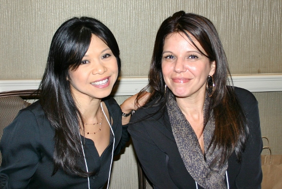 Melbourne Terrace's Uyen Close and Isabel Sarakas at the 2014 BIMDA Conference.