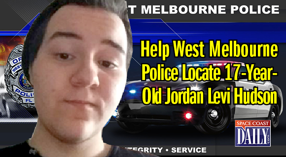 The West Melbourne Police Department is attempting to locate 17-year old Jordan Levi Hudson. (West Melbounre Police image)