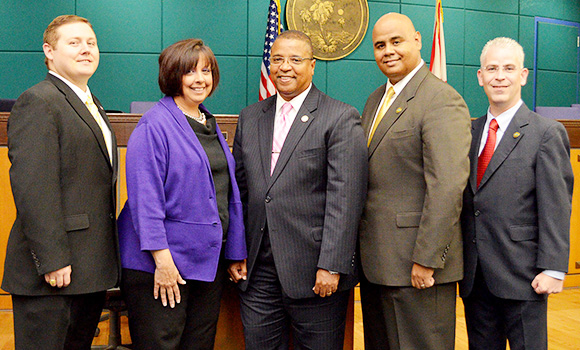 NEW COUNCIL MEMBERS SWORN IN