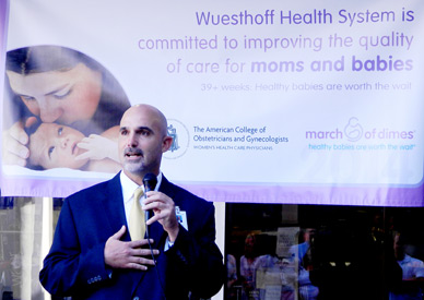 As CEO of Wuesthoff Health System, Tim Cerullo has made community engagement one of the top priorities of the organization. Under Cerullo’s guidance, Wuesthoff has been able to provide more than a quarter million dollars to organizations such as the Doctors’ Goodwill Foundation and Space Coast Volunteers in Medicine over the last 18 months.