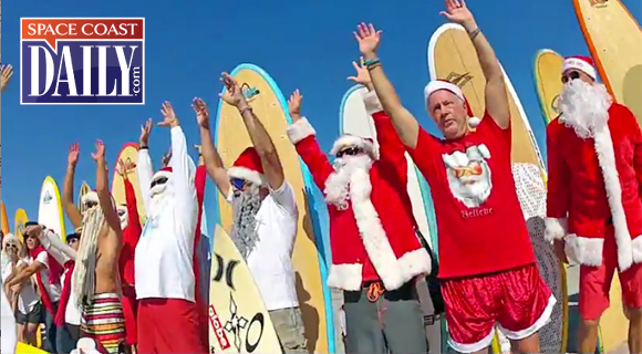 The 2014 event Surfin Santa event, which will be held Thursday, Dec. 24 at 8 a.m.on the beach at Minutemen Causeway in front of Coconuts, is expecting up to 500 Santas, along with thousands of spectators and supporters.