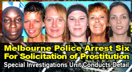 Melbourne Police Arrest Six In Prostitution Sweep - Space Coast Daily