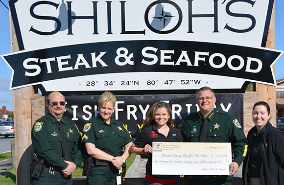 I would like to personally thank Christin Sanders and Shiloh's Steak and Seafood Restaurant for their incredible support of the Brevard County Sheriff's Office Animal Care Centers and the North Brevard SPCA. (BCSO image)