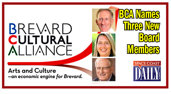 The Brevard Cultural Alliance announced three new members to its Board of Directors – Misty Belford, Dr. Richard Levine and Jim Ridenour.