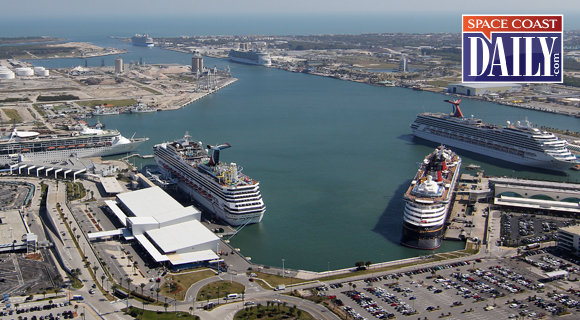Miami, Port Canaveral and Port Everglades remain the three largest cruise ports in the world, despite the industry’s global expansion, according to the 2015-2016 Cruise Industry News Annual Report. (SpaceCoastDaily.com image)