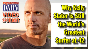 Cocoa Beach's Kelly Slater, at age 42, is the oldest competitor on the pro tour by six years.