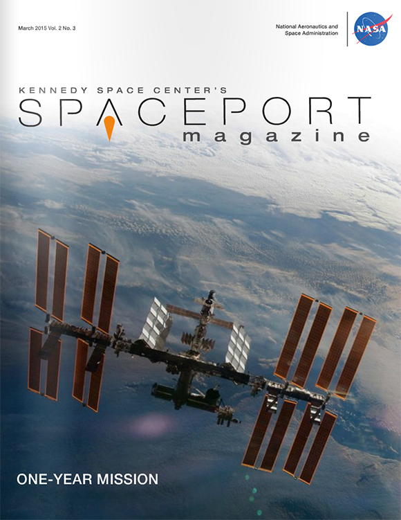 Spaceport Magazine is a monthly NASA publication that serves Kennedy Space Center employees and the American public. The magazine’s wide topic variety mirrors Kennedy's diverse spaceport operations. From launch processing to center development and employee stories, Spaceport Magazine's feature writing seeks to inform and entertain. (NASA.gov image)