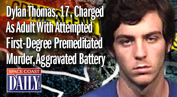 The State Attorney's Office has filed for Dylan Thomas, 17, to be tried as an adult. (BCSO image)