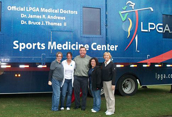 Dr. Bruce Thomas served as a physician for the United States Tennis Association, the World Baseball Classic, USA Wrestling and the China National Baseball Team during the Beijing Olympics.