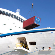 Nearly 100 local workers were on the ground to coordinate the process, unload arriving trucks, move containers from on-site storage areas to the dock, drive the cranes that placed the containers in carefully plotted positions on the ship and provide security for the operation.