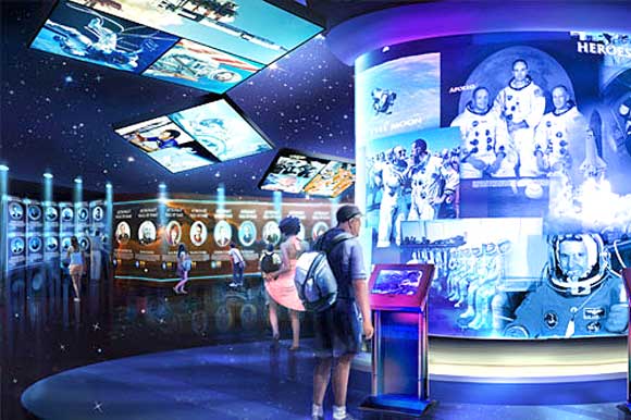 Kennedy Space Center Visitor Complex broke ground Friday on a new attraction designed to touch the hearts and minds of the next generation of space explorers –Heroes and Legends, featuring the U. S. Astronaut Hall of Fame. (Image for SpaceCoastDaily.com)