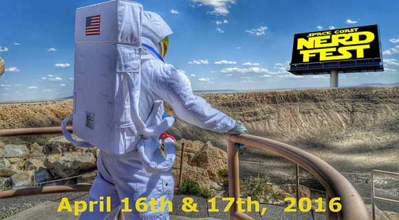 "Thank you Space Coast for an incredible weekend," saif the Space Coast Nerd Fest Facebook page. "This event is not possible without you, the fans and participants who make it what it is. We will see you next year, April 16th & 17th at our new multi-venue layout starting at Hilton Melbourne Rialto Place ballroom." (Space Coast Ned Fest image)