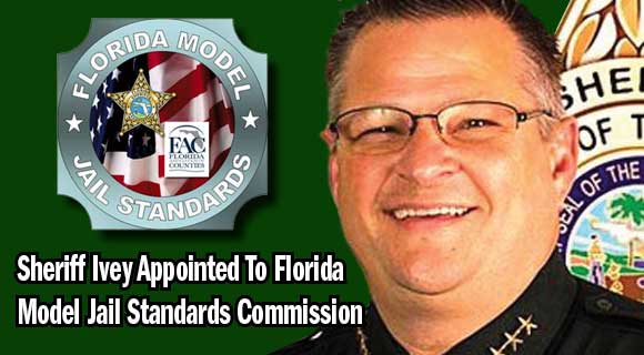 The Brevard County Sheriff's is very proud to announce that earlier today, Sheriff Wayne Ivey had the honor of being appointed to the Florida Model Jail Standards (FMJS) Commission by the Florida Sheriff's Association. (BCSO Image)