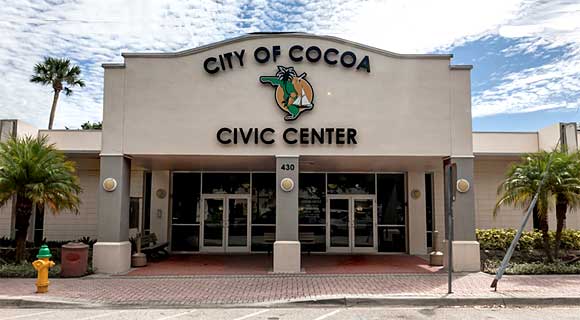  The City of Cocoa Office of Economic Development will host a Business Forum on Wednesday, August 5 at the Cocoa Civic Center, located at 430 Delannoy Avenue in Cocoa Village, from 5:30 p.m. to 7:00 p.m. (City of Cocoa image)