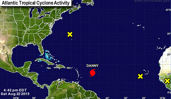 Hurricane Danny a major hurricane; expected to weaken