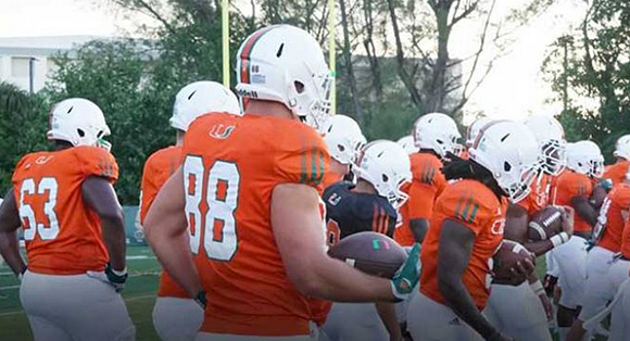 VIDEO: Miami Hurricanes Complete First Two-A-Day, Golden Pleased With ...