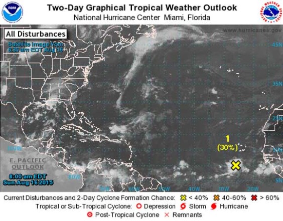 National Hurricane Center Monitoring Tropical Wave Near Cape Verde Islands