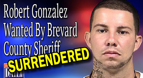 This week's "Turn 'Em In Tuesday" Fugitive of the Week turned himself in less than four hours after being posted on the Brevard County Sheriff's Office Facebook Page. (BCSO image)