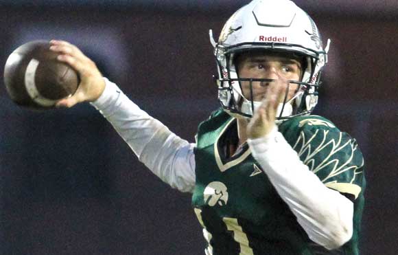 The Hawks are coming off a tough loss to the Red Devils of Kathleen from Lakeland. This will be a battle of two of the premier signal callers in the county. Hawks QB, Hayden Kingston enters play with 1,343 passing yards and 15 passing touchdowns. (Ryan Seeloff image)