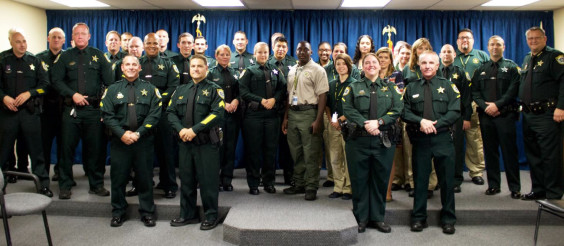 SHERIFF WAYNE IVEY: The Brevard County Sheriff's Office welcomed 21 new members on Monday to our agency and celebrated 14 employees as they reached new career goals. (BCSO image)