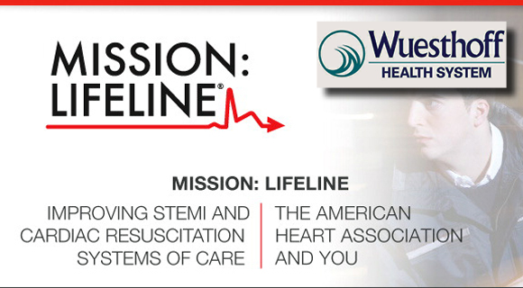 Wuesthoff Medical Center-Rockledge is pleased to announce it has earned the Mission: Lifeline Silver Receiving Quality Achievement Award for implementing specific quality improvement measures outlined by the American Heart Association for the treatment of patients who suffer severe heart attacks. 