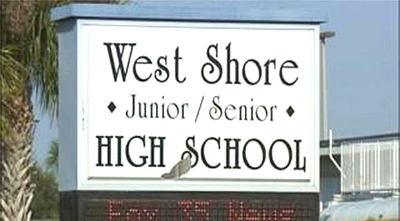 West Shore Jr./Sr. High School was recognized by Newsweek Magazine as Florida's top public high school. (Image for SpaceCoastDaily.com)