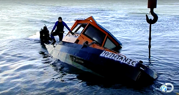 Video Discovery S Mythbusters Answers Will A Sinking