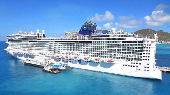 Port Canaveral will homeport Norwegian Cruise Line's largest ship and currently the fifth largest in the world — Norwegian Epic — starting in November 2016, offering seven-day Eastern and Western Caribbean itineraries, as well as three-and four-day cruises to the Bahamas in 2017. (NCL image)