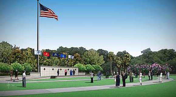 When complete, Cape Canaveral National Cemetery will emerge as a national shrine and a centerpiece for the community. It will serve as a gathering place on special occasions, especially Memorial Day, to pay tribute to the brave men and women who served our country during times of war and peace. (VA image)