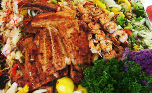 Grilled Fish and Shrimp