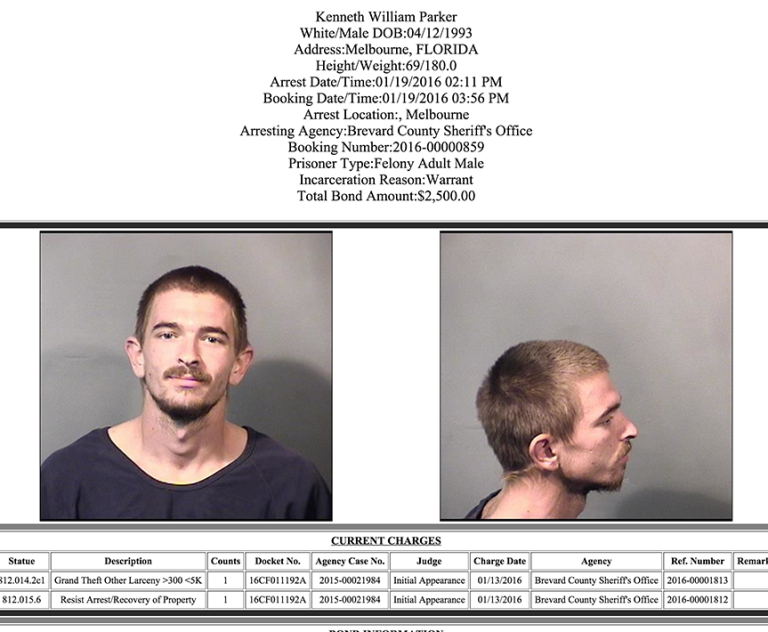 Arrests In Brevard County January 20, 2016 Space Coast Daily