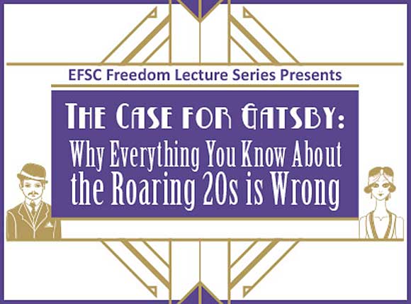 Experience a different view of the Roaring 20s with economic journalist, historian and author Amity Shlaes at the Freedom Lecture on EFSC's Palm Bay Campus set for February 16.