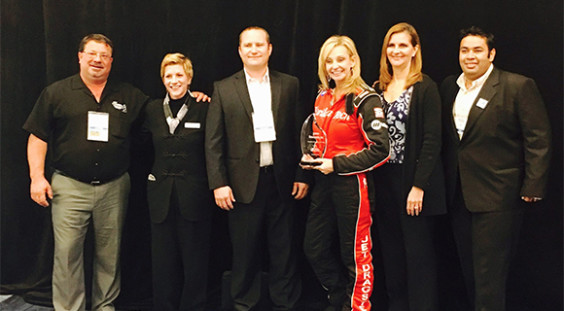 The EDC presented the Innovation Company of the Year to Larsen Motorsports, Inc located in Palm Bay, Florida. (Larsen Motorsports image) 