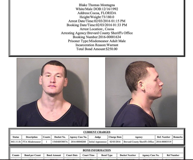 Arrests In Brevard County: Feb 4, 2016 - Space Coast Daily