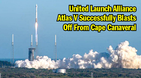 A United Launch Alliance Atlas V 401 successfully launched the GPS IIF-12 mission for the U.S. Air Force at 8:38 a.m. on Friday morning. (ULA image)