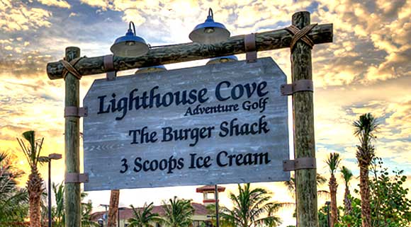 Lighthouse Cove Adventure Golf and 3 Scoops Ice Cream opened for business on February 17.