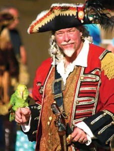 Because man lives by more than seafood alone, the festival features an international beer and wine pavilion, an arts and crafts show, a children’s activity zone and special events such as the Pirates’ Parade and Party, featuring Captain Red with his pirate parrot.