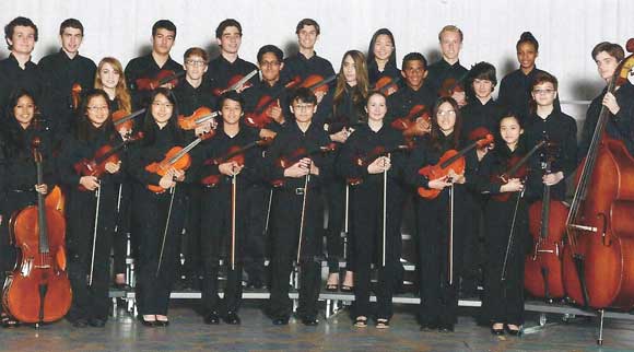 West Shore Jr./Sr. High School's Chamber Orchestra was one of just 21 orchestra programs in the country, and the only orchestra from Florida, to participate in the National Orchestra Festival in Tampa on Saturday. (West Shore Jr./Sr. High image)