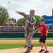 45th Rescue Wing’s Col. Jennifer Sovada Throws First Pitch During Spring Training Game