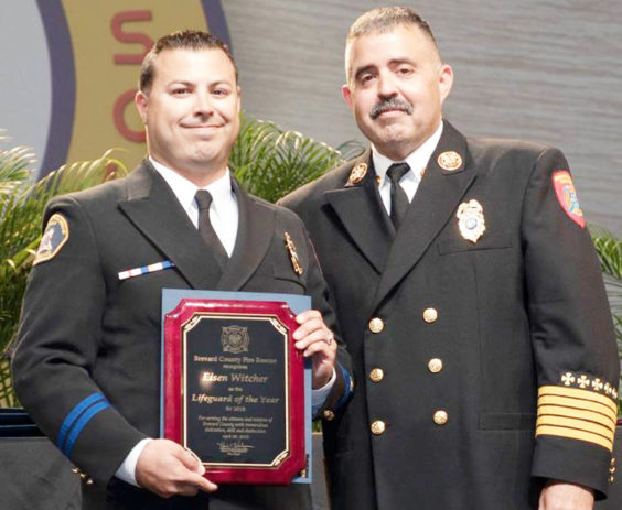 Lifeguard of the Year, Eisen Witcher. (BCFO image)