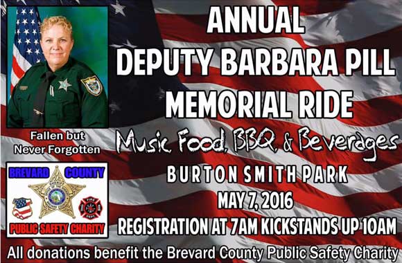 Brevard County Public Safety Charity Hosts Annual "Deputy Barbara Pill Memorial Ride"