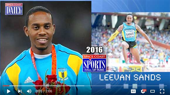 WATCH: Space Coast Sports Hall of Fame 2016 Inductee Leevan Sands Earned Olympic Medal in Beijing