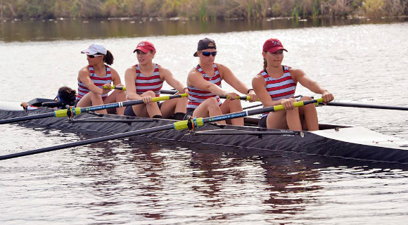 Florida Tech opens competition at the 78th Dad Vail Regatta on Friday. (Image By Amanda Stratford)