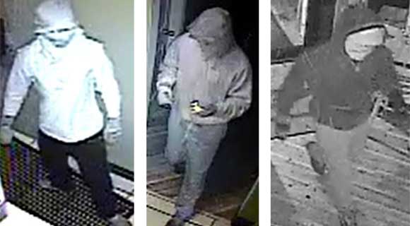 The Brevard County Sheriff’s Office is seeking to identify the suspects responsible for the burglary of The Fat Snook restaurant. (BCSO image)