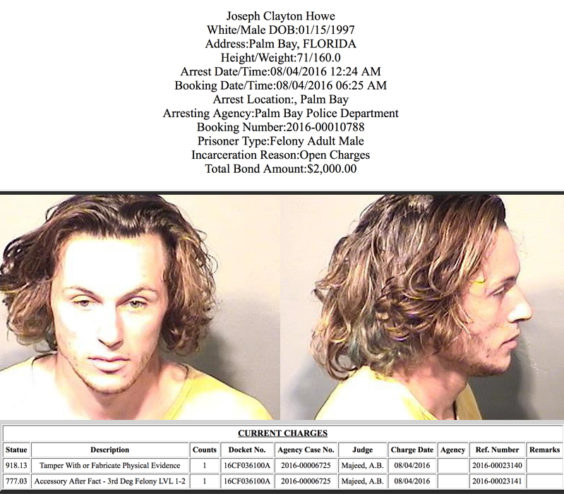 Joseph-Howe-BCSO-Mugshot-8-4-2016-BCSO-Mugshot-8-4-2016